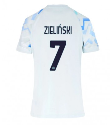 Inter Milan Piotr Zielinski #7 Udebanetrøje Dame 2025-26 Kortærmet